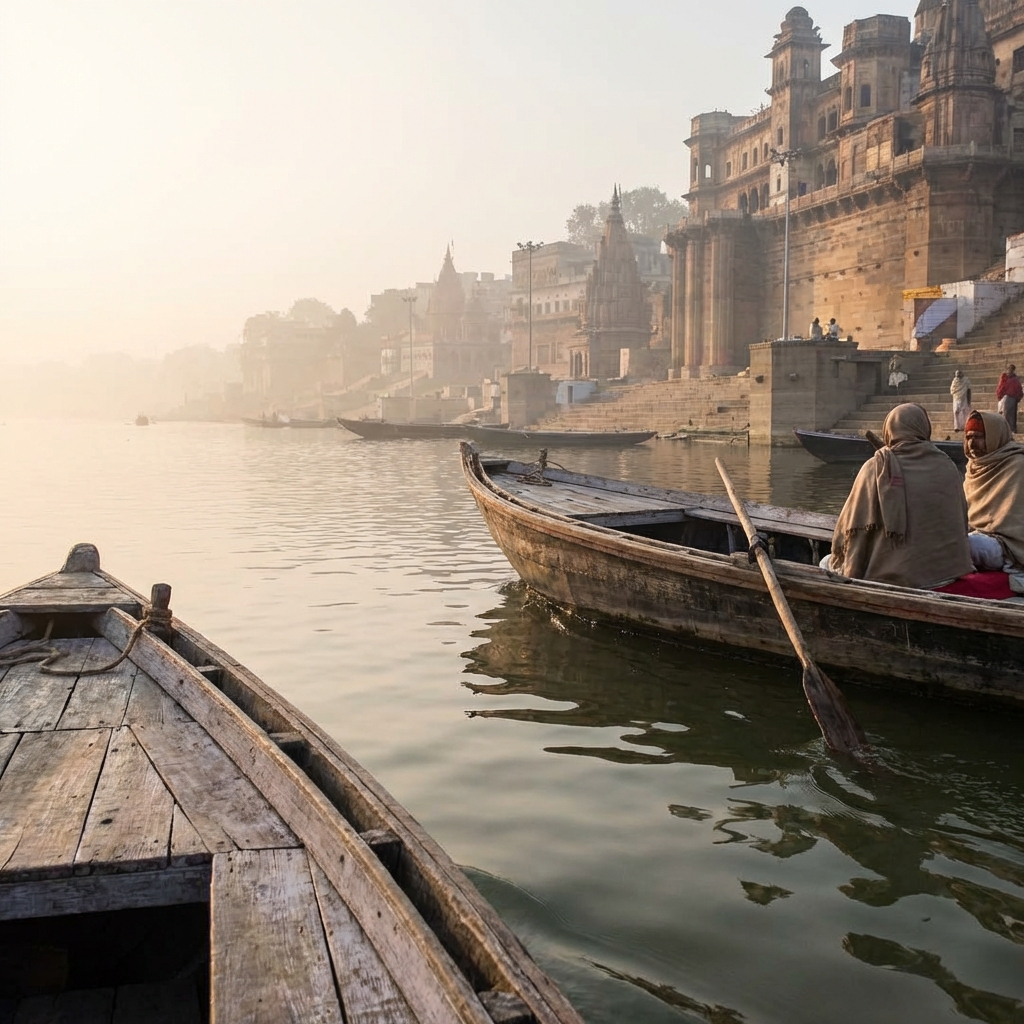 Tour en barque à Varanasi: L'éveil du Gange